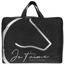 Sac à couverture Je t'aime Equithème noir